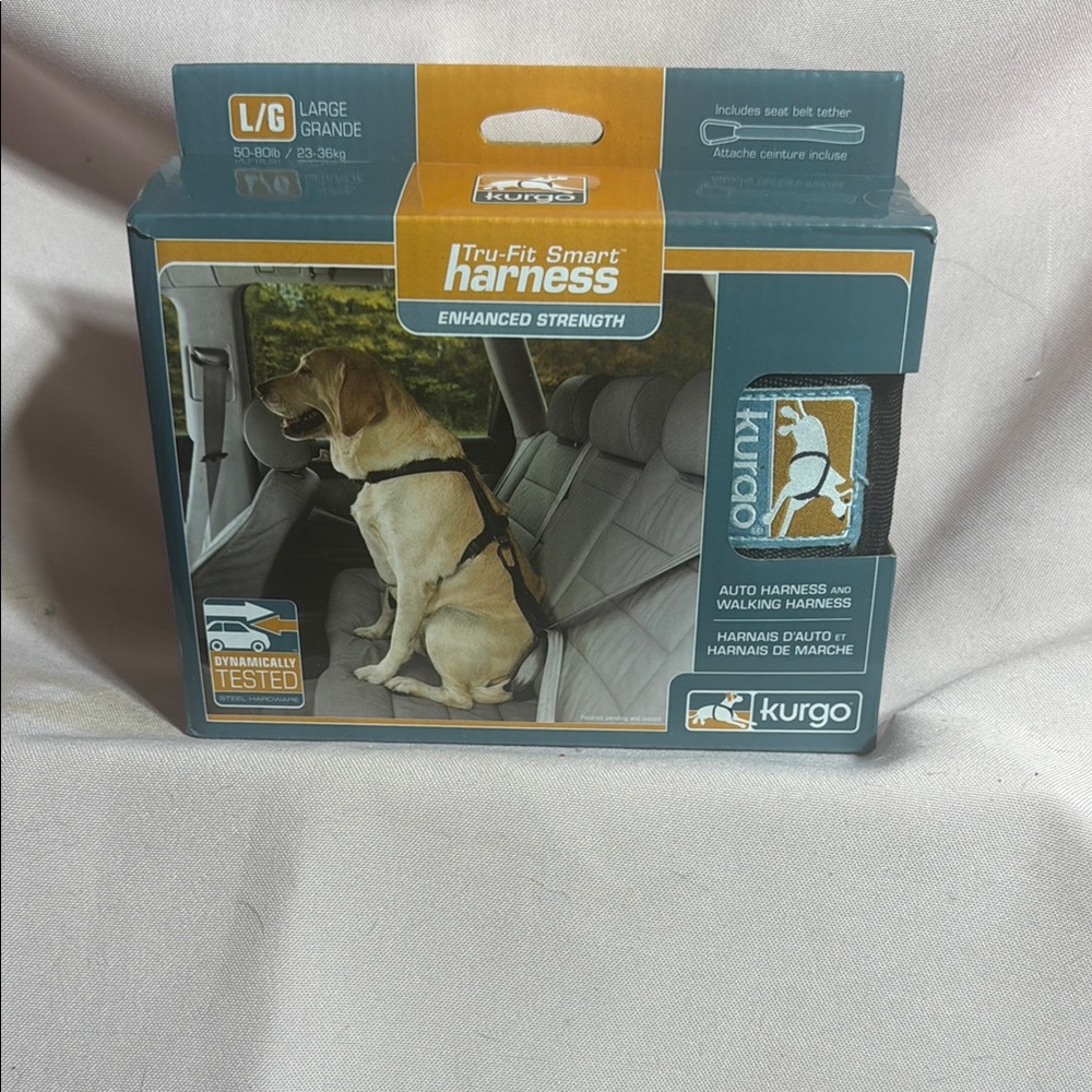 Kurgo Black Dog Harness for Secure Walks